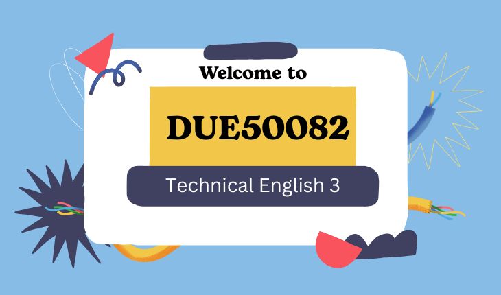 SESI I 2026/2027 DUE50082 TECHNICAL ENGLISH 3