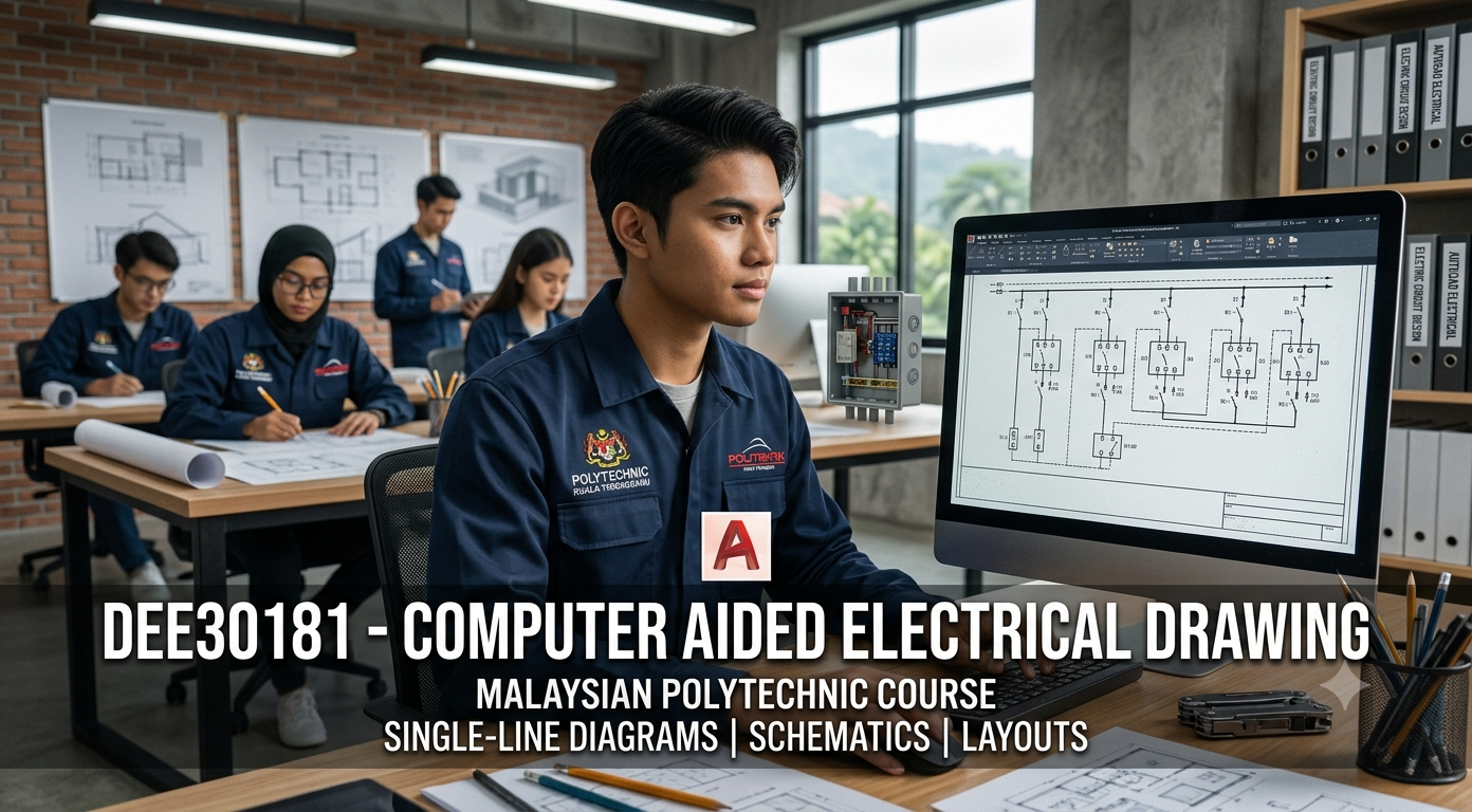 DEE30181 - COMPUTER AIDED ELECTRICAL DRAWING